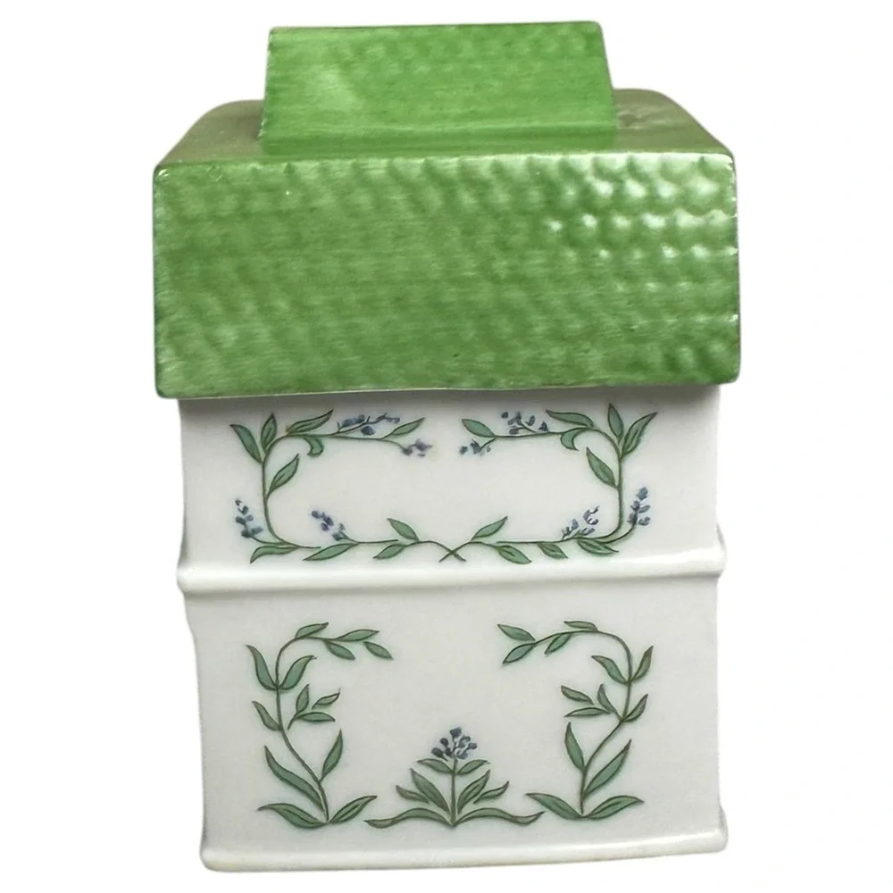Vintage Lenox Spice Village Tarragon House Spice Jar 1989 Porcelain Replacement